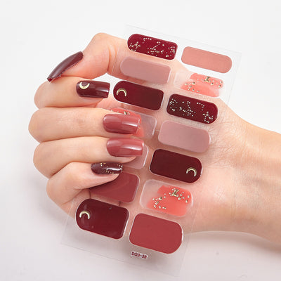 Stickers de Uñas Dorados Personalizados para Mujeres - Image 18