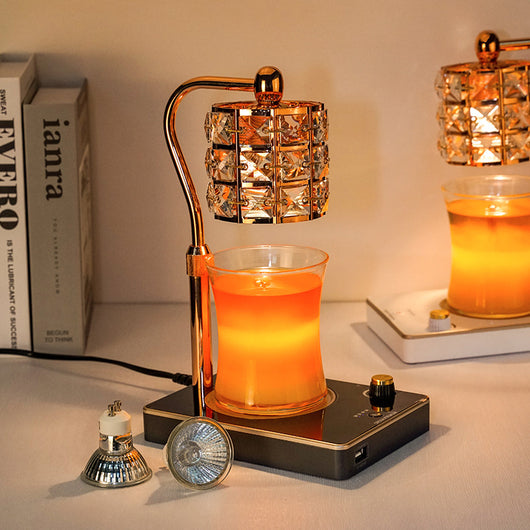 Lámpara de Aromaterapia Estilo Coreano con Difusor de Cera Ajustable - Image 15