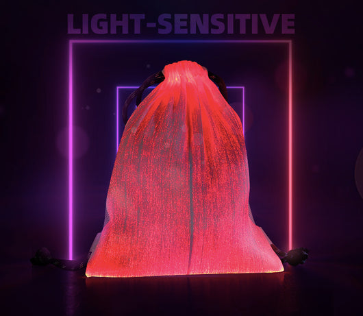 Mochila con Fibra Óptica LED Iluminada - Image 11