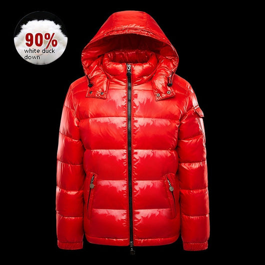 Chaqueta Acolchada Negra Brillante para Parejas - Image 10