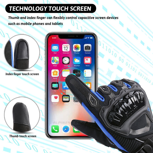 Guantes Térmicos para Moto con Pantalla Táctil, Impermeables y Resistentes al Viento - Image 13