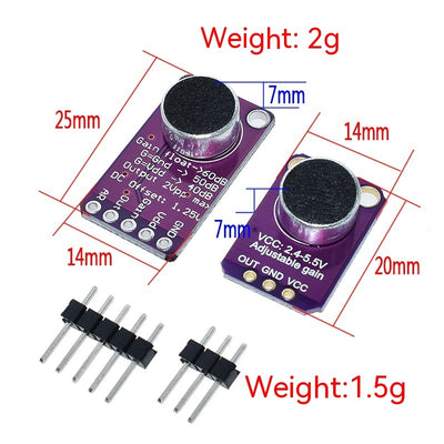 Módulo Amplificador de Micrófono con AGC de Alto Rendimiento MAX9814 - Image 12