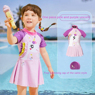 Traje de Baño Infantil con Diseño de Caricaturas - Image 17