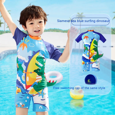 Traje de Baño Infantil con Diseño de Caricaturas - Image 19