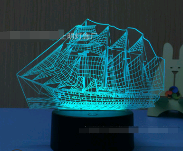 Lámpara de Noche LED 3D Búho Táctil Multicolor - Image 21