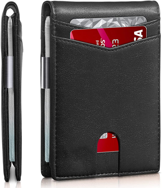 Billetera de Cuero PU con Múltiples Compartimentos y Protección Antirrobo - Image 14