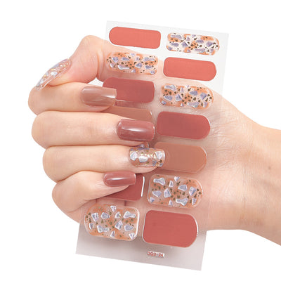 Stickers de Uñas Dorados Personalizados para Mujeres - Image 22