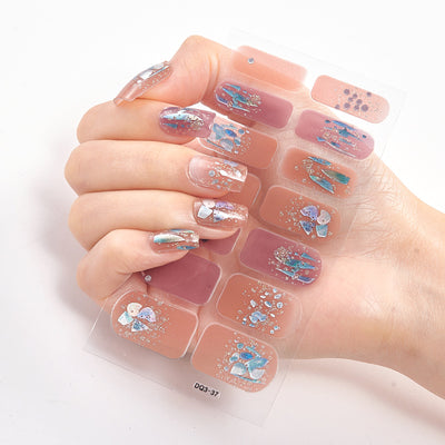 Stickers de Uñas Dorados Personalizados para Mujeres - Image 25
