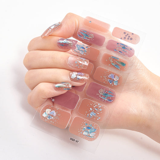 Stickers de Uñas Dorados Personalizados para Mujeres - Image 25