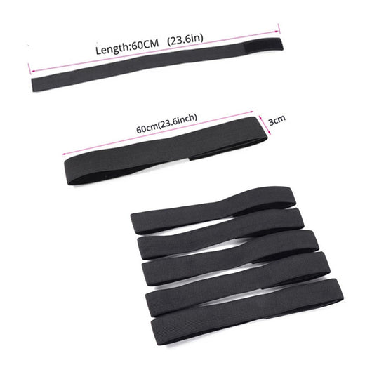 Banda Elástica Ajustable de Punto Negro para Pelucas - Image 5