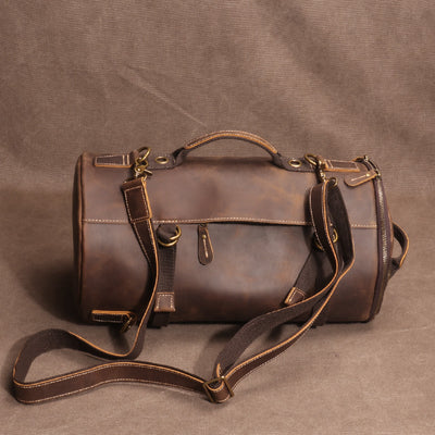 Mochila de Cuero Genuino Crazy Horse para Hombre - Gran Capacidad - Image 21