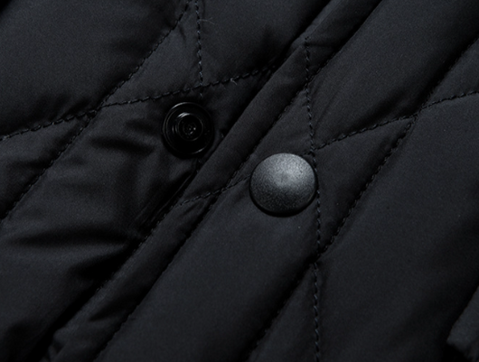 Chaqueta Corta Acolchada con Solapa para Hombre - Image 7