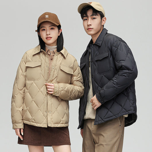 Chaqueta Corta Acolchada con Solapa para Hombre - Image 14