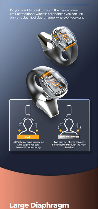 Auriculares de Conducción Ósea Bluetooth 5.2 HIFI - Deportivos con Cancelación de Ruido - Image 27