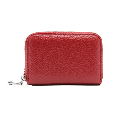 Billetera Compacta de Cuero Genuino con Protección RFID para Mujer - Image 13