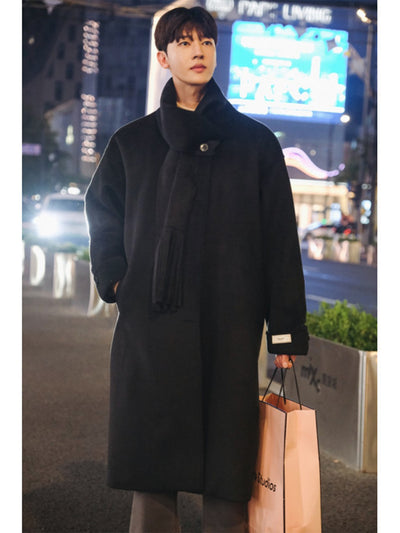 Abrigo de Lana Hombre Estilo Británico Clásico - Otoño e Invierno - Image 11