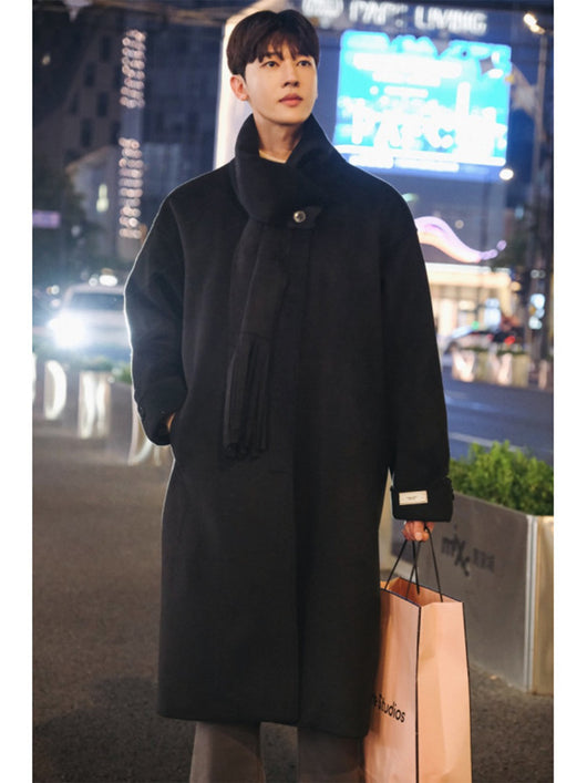 Abrigo de Lana Hombre Estilo Británico Clásico - Otoño e Invierno - Image 11