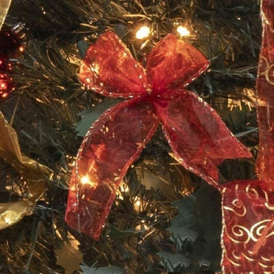 Árbol de Navidad Retráctil 1.8M con Adornos y Decoraciones Plegables - Image 10