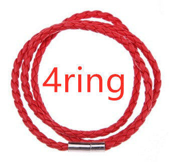 Pulsera de Cuero Trenzado Personalizada para Hombre con Nombre y Acero Inoxidable - Image 71