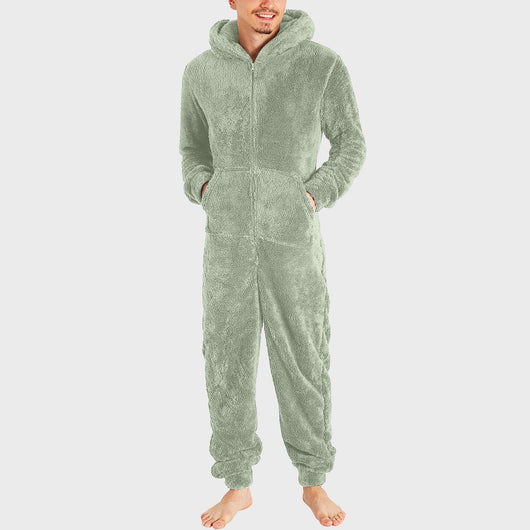 Pijama Térmico Tipo Jumpsuit con Cierre para Hombre - Image 16