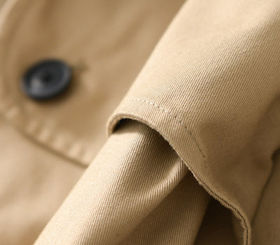 Gabardina de Algodón Doble Botonadura Englanza - Corte Clásico Medio - Image 23