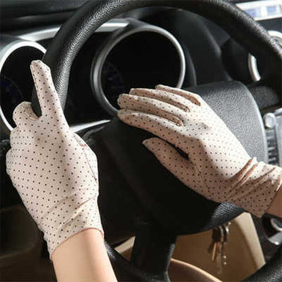 Guantes de Protección Solar para Baile Cuadrado