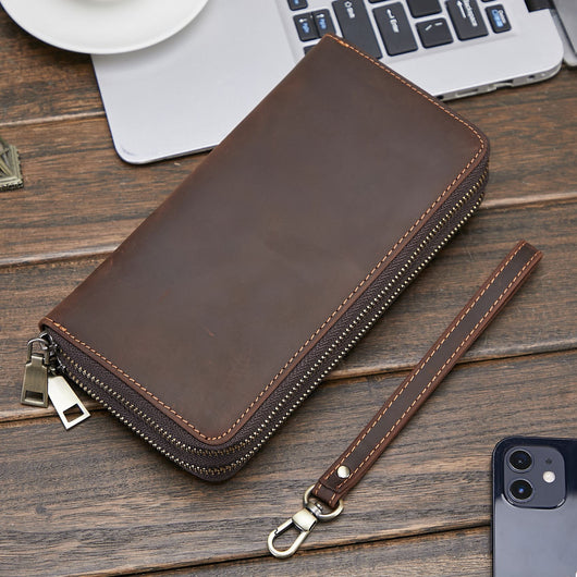 Billetera Larga para Hombre en Cuero Genuino Estilo Retro - Image 22