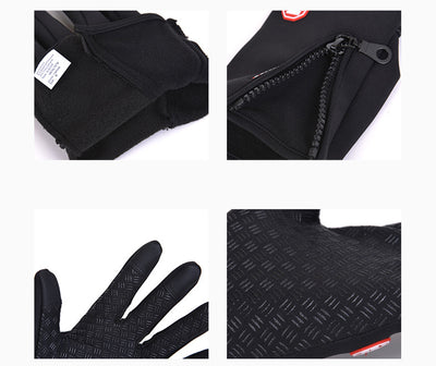 Guantes Moto Invierno Pantalla Táctil Impermeables con Forro Térmico - Image 35