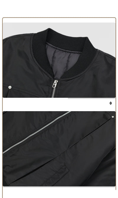 Chaqueta Piloto Americana Retro con Cordones en Mangas - Algodón Puro Estilo Tendencia - Image 10