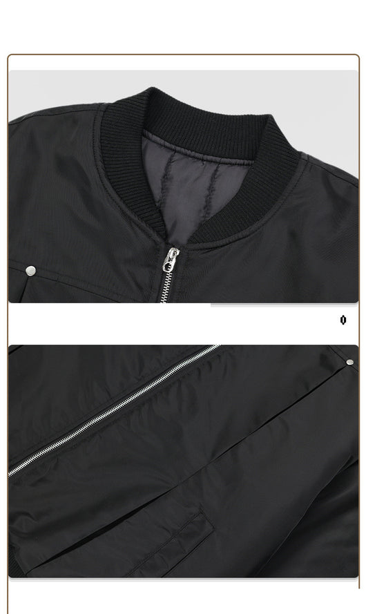 Chaqueta Piloto Americana Retro con Cordones en Mangas - Algodón Puro Estilo Tendencia - Image 10