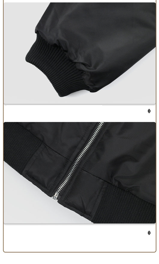 Chaqueta Piloto Americana Retro con Cordones en Mangas - Algodón Puro Estilo Tendencia - Image 11