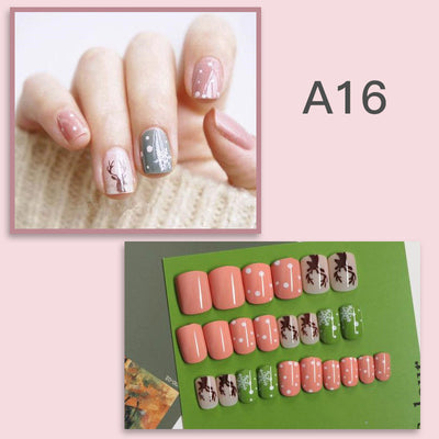 Uñas Postizas Removibles - Set de 24 Piezas Reutilizables - Image 42