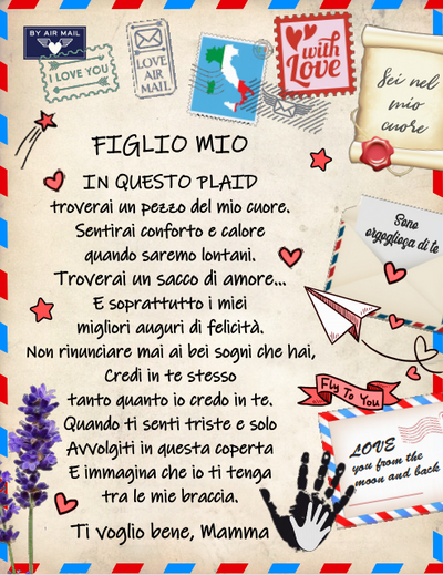 Manta Franela Temática de Sobres y Cartas con Diseño Infantil - Image 21