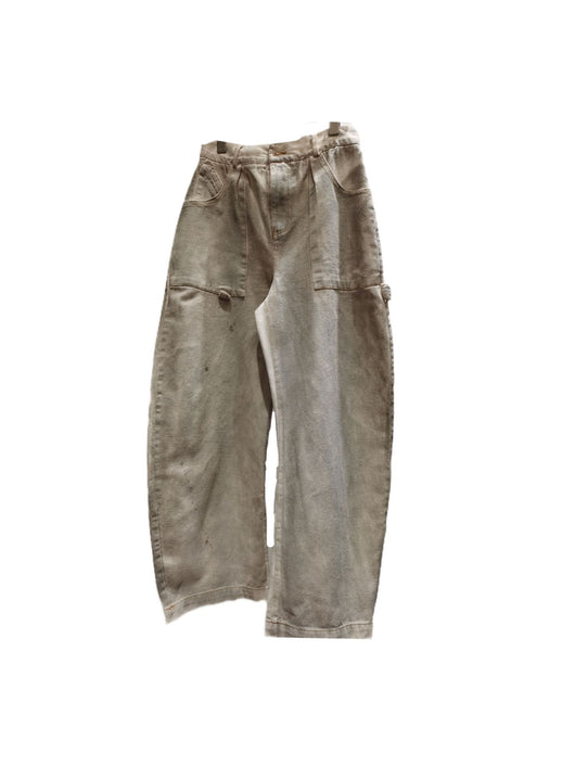 Jeans Anchos Desgastados con Estampado de Tinta Salpicada - Estilo Holgado y Moderno - Image 19