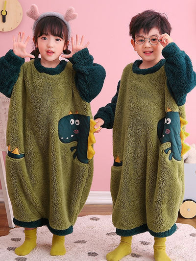 Pijama Dinosaurio Enterizo Cómodo para Niños - Image 6