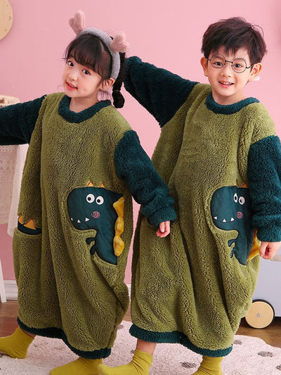 Pijama Dinosaurio Enterizo Cómodo para Niños - Image 7