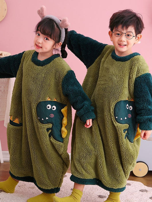 Pijama Dinosaurio Enterizo Cómodo para Niños - Image 7