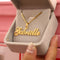 Personalize name necklace custom necklace Dorado