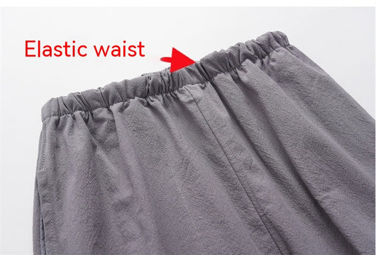 Traje Tres Piezas Slim Fit en Algodón y Lino para Hombre - Image 21