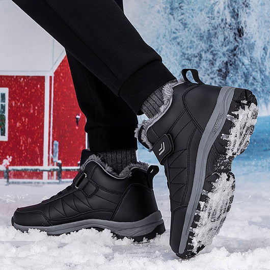 Botas de Senderismo Altas Forradas en Fleece para Viajes y Clima Frío - Image 8