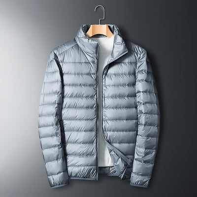 Chaqueta Acolchada de Plumas Ligera con Cuello de Pie para Otoño e Invierno - Image 13