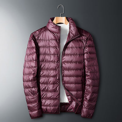 Chaqueta Acolchada de Plumas Ligera con Cuello de Pie para Otoño e Invierno - Image 17