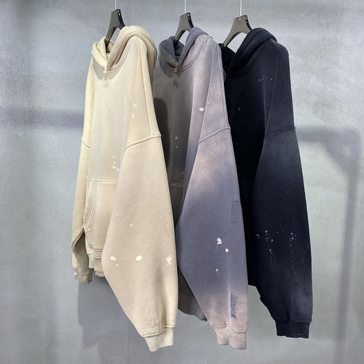 Sudadera Hoodie Oversize con Efecto Desgastado para Hombre y Mujer - Image 11