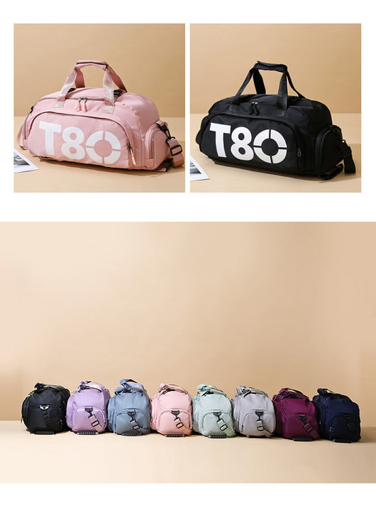 Bolsa de Viaje Deportiva con Separación Seco-Húmedo de Gran Capacidad - Image 12