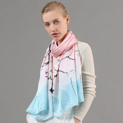 Pañuelo de Seda con Estampado Digital por Inyección - Image 4
