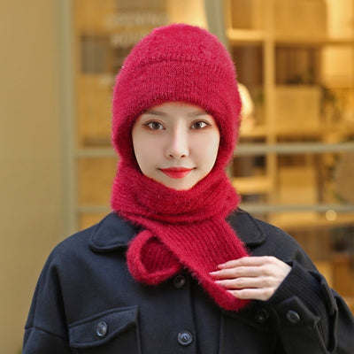Conjunto Gorro y Bufanda Mujer Invierno - Diseño 2 en 1 con Forro Grueso - Image 7