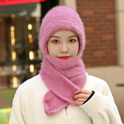 Conjunto Gorro y Bufanda Mujer Invierno - Diseño 2 en 1 con Forro Grueso - Image 8