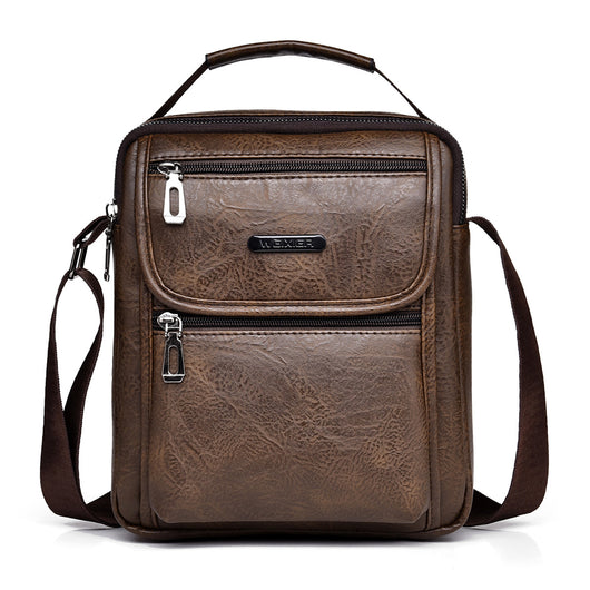 Bolsa Mensajero Vintage Portátil para Hombre - Image 8
