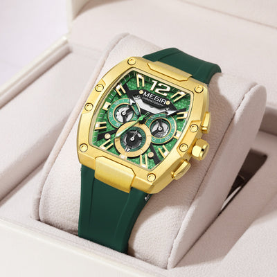 Reloj Deportivo Multifunción Estilo Barril de Vino para Hombre - Image 13