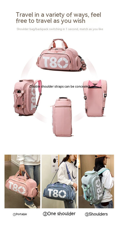 Bolsa de Viaje Deportiva con Separación Seco-Húmedo de Gran Capacidad - Image 29